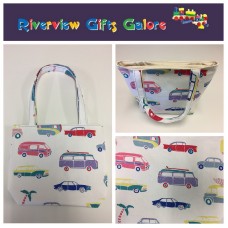 Medium Tote Bag - Caravans